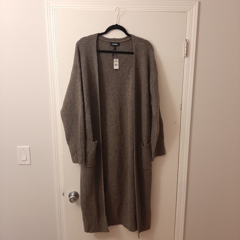 Express full length cardigan